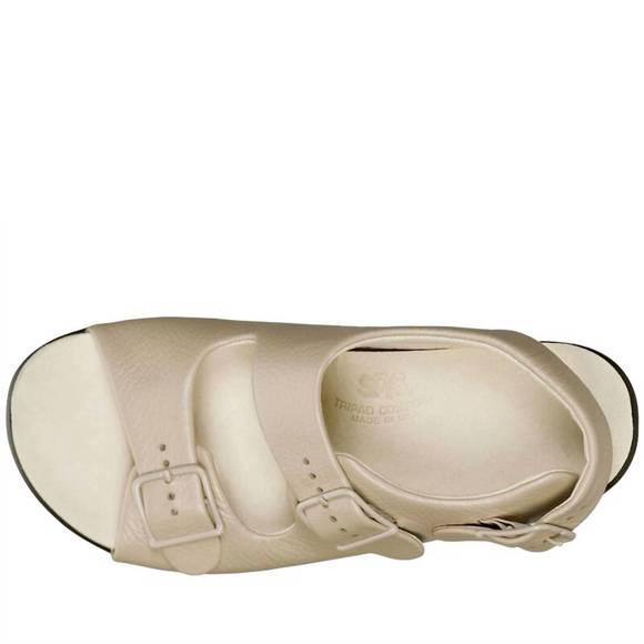 NEW SAS women's relaxed heel strap sandal in natural - Picture 3 of 4